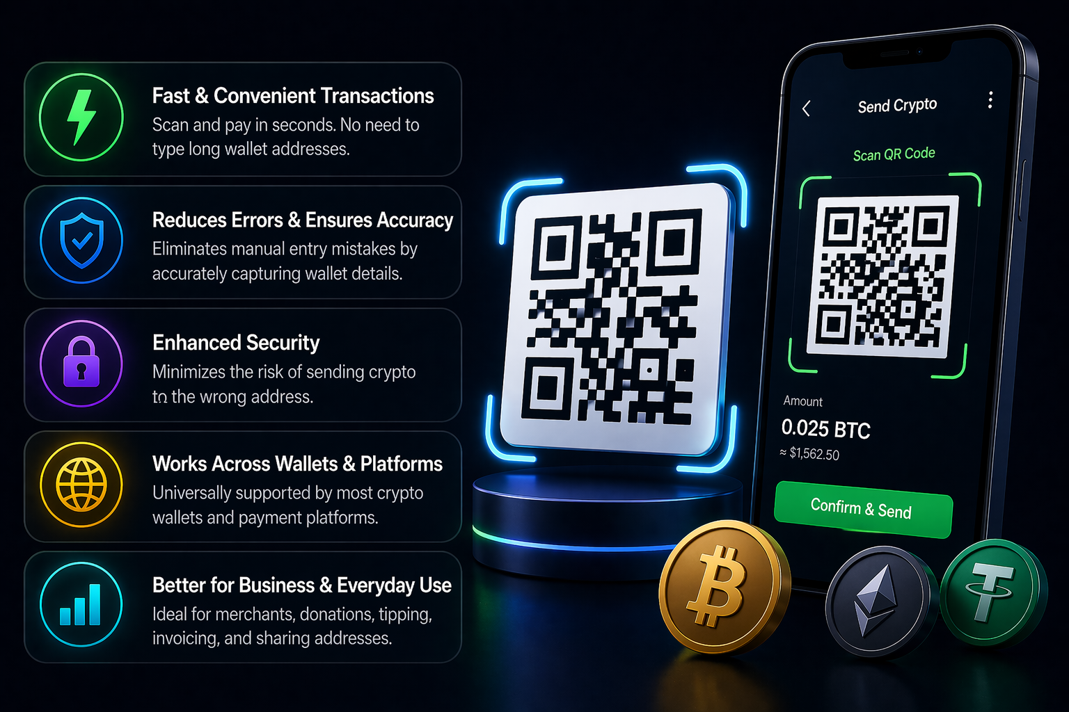 Advantages of Using QR Codes for Crypto